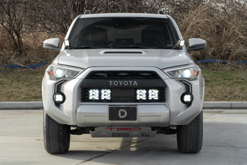 Diode Dynamics 14-23 Toyota 4Runner SS5 Stealth Grille LED 4-Pod Kit - Yellow Pro Driving