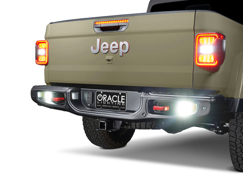 Oracle Rear Bumper LED Reverse Lights for Jeep Gladiator JT - 6000K