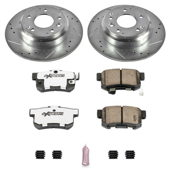 Power Stop 91-95 Acura Legend Rear Z26 Street Warrior Brake Kit