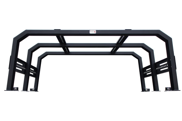 Fishbone Offroad 20+ Jeep Gladiator Bed Rack Full Tackle Rack - Black Powdercoat