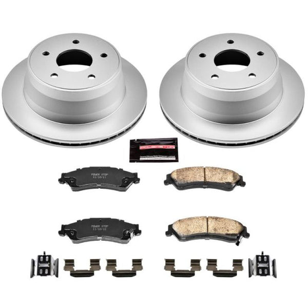 Power Stop 97-05 Chevrolet Blazer Rear Z17 Evolution Geomet Coated Brake Kit