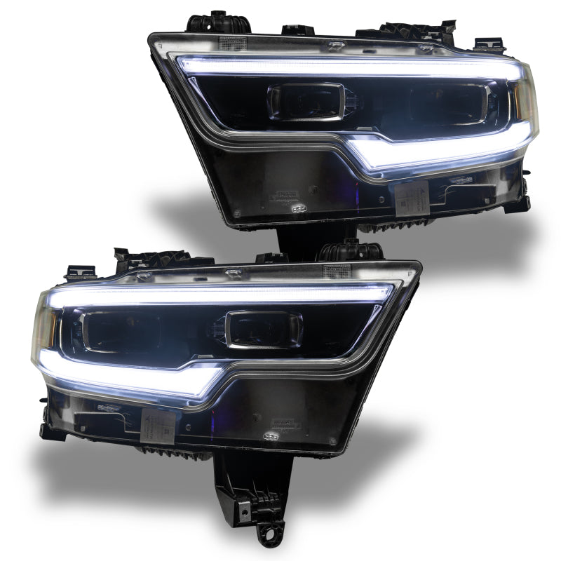 Oracle 19-21 RAM 1500 Projector LED Headlight DRL Upgrade Kit - ColorSHIFT RGBW+A w/ BC1 Controller