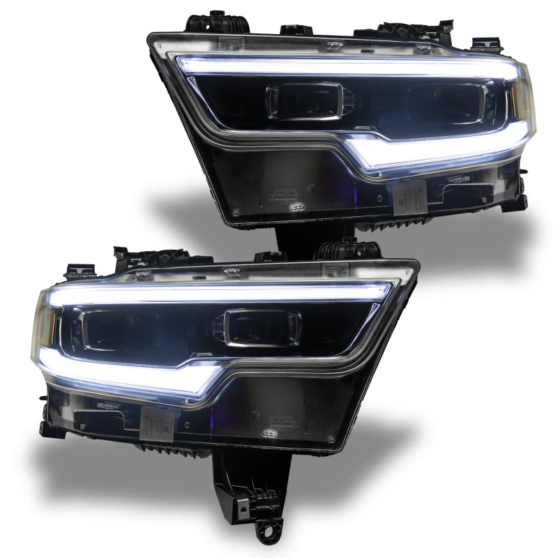 Oracle 19-21 RAM 1500 Projector LED Headlight DRL Upgrade Kit - ColorSHIFT RGBW+A w/ 2.0 Controller