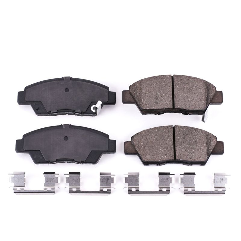 Power Stop 11-15 Honda CR-Z Front Z17 Evolution Ceramic Brake Pads w/Hardware