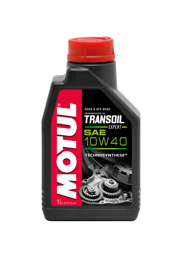 Motul 1L Powersport TRANSOIL Expert SAE 10W40 Technosynthese Fluid for Gearboxes - Case of 20