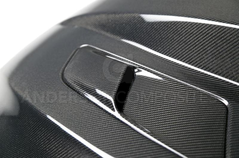 Anderson Composites 2015-2017 Ford Mustang Double Sided Carbon Fiber Cowl Hood