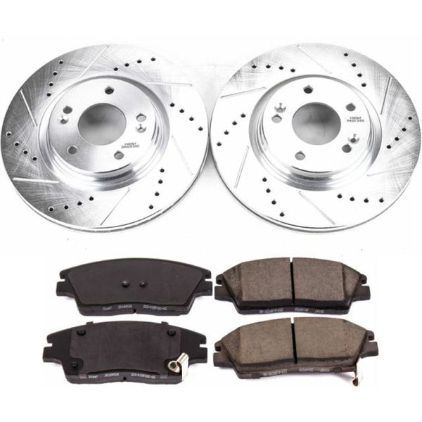 Power Stop 17-19 Hyundai Elantra Front Z23 Evolution Sport Brake Kit