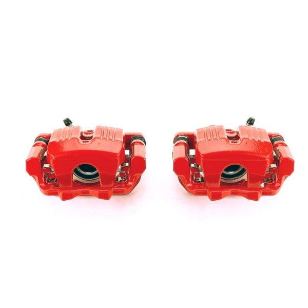 Power Stop 05-12 Acura RL Rear Red Calipers w/Brackets - Pair