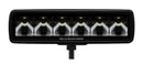 Hella Universal Black Magic 6 L.E.D. Mini Light Bar - Spot Beam