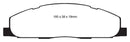 EBC 09-11 Dodge Ram 2500 Pick-up 5.7 2WD/4WD Yellowstuff Rear Brake Pads