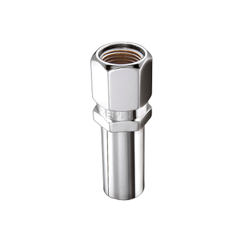 McGard Hex Lug Nut (Drag Racing X-Long Shank) 1/2-20 / 13/16 Hex / 2.475in. Length (4-Pack) - Chrome