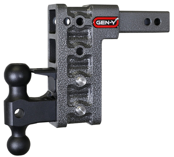 Gen Y Mega Duty 2In Shank 7.5In Drop 2K TW 16K Hitch w/ GH-051 Dual-Ball w/ GH-032 Pintle Lock