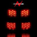 ANZO 2000-2006 Chevrolet Suburban LED Taillights Red/Clear