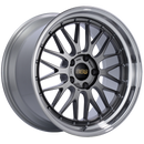 BBS LM 19x8.5 5x112 ET32 Diamond Black Center Diamond Cut Lip Wheel -82mm PFS/Clip Required