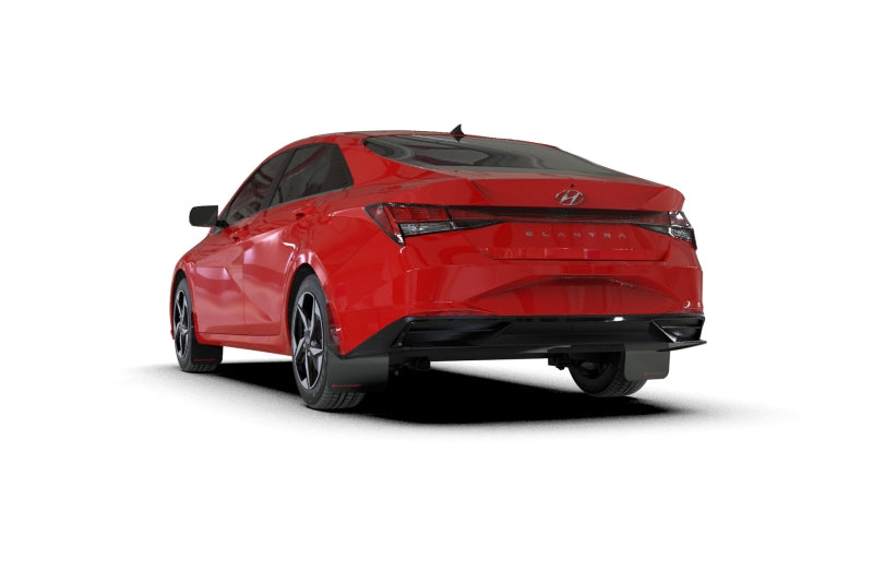 Rally Armor 21-23 Hyundai Elantra (Will Not Fit Elantra N/N Line) Black UR Mud Flap w/ Grey Logo