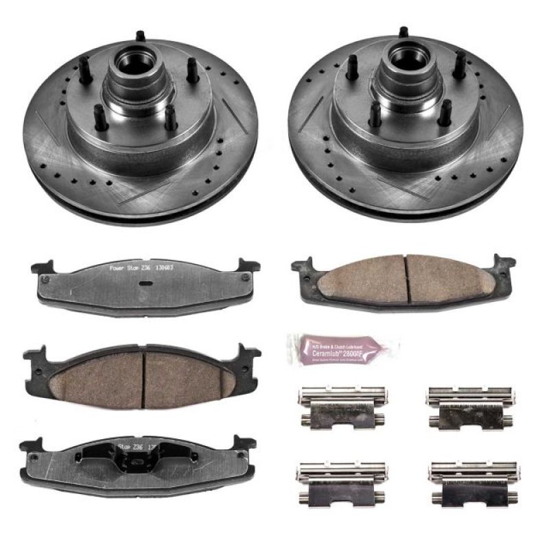 Power Stop 2003 Ford E-150 Front Z36 Truck & Tow Brake Kit