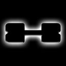 ORACLE Lighting Universal Illuminated LED Letter Badges - Matte Black Surface Finish - X