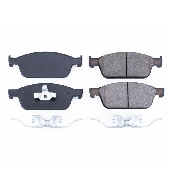 Power Stop 2013 Ford Focus Front Z17 Evolution Ceramic Brake Pads w/Hardware