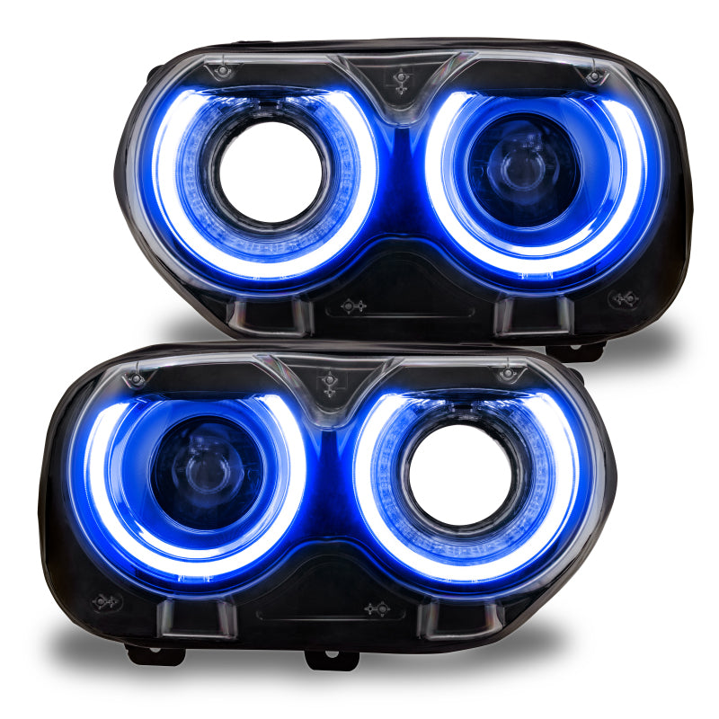 Oracle 15-21 Dodge Challenger RGB+W Headlight DRL Upgrade Kit - ColorSHIFT+W