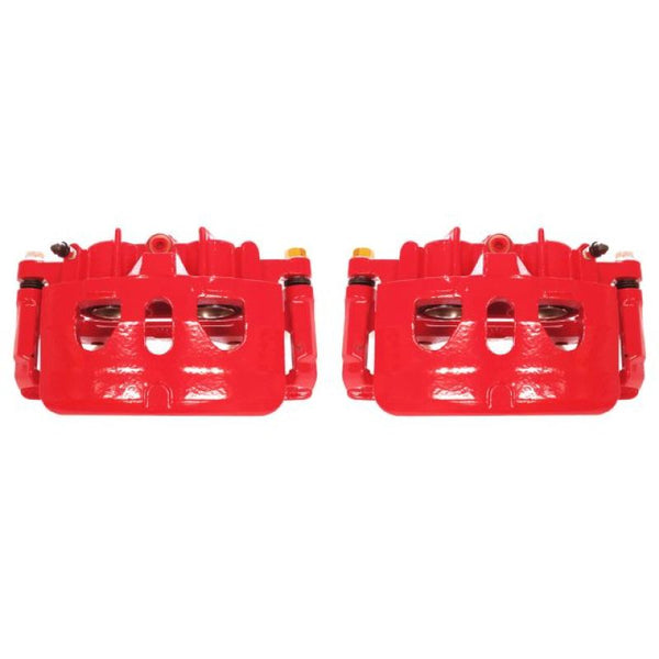 Power Stop 13-17 Ford Explorer Front Red Calipers w/Brackets - Pair