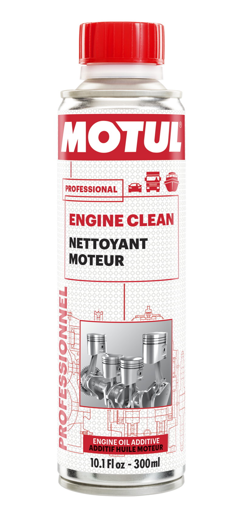 Motul 300ml Engine Clean Auto Additive - Case of 12