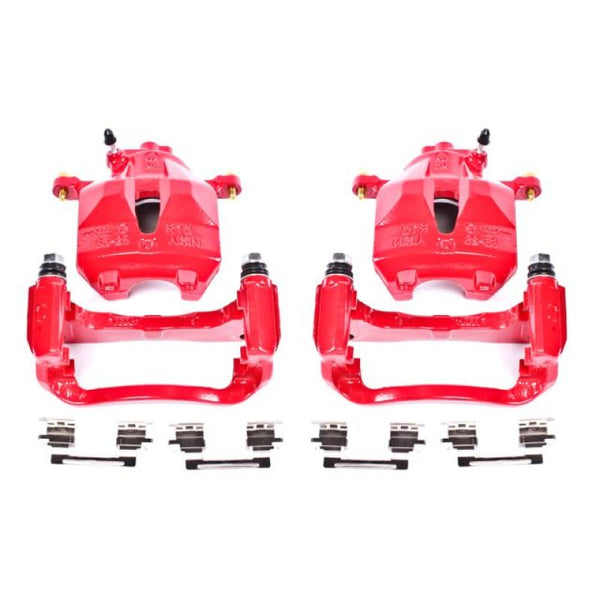 Power Stop 05-07 Toyota Avalon Front Red Calipers w/Brackets - Pair