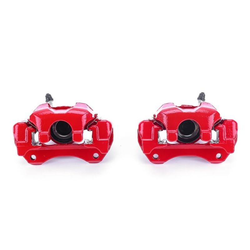 Power Stop 01-03 Toyota Highlander Rear Red Calipers w/Brackets - Pair