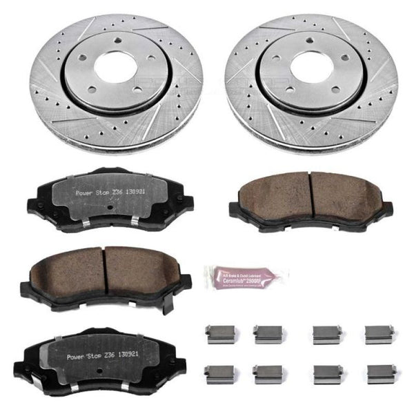 Power Stop 08-16 Chrysler Town & Country Front Z36 Truck & Tow Brake Kit