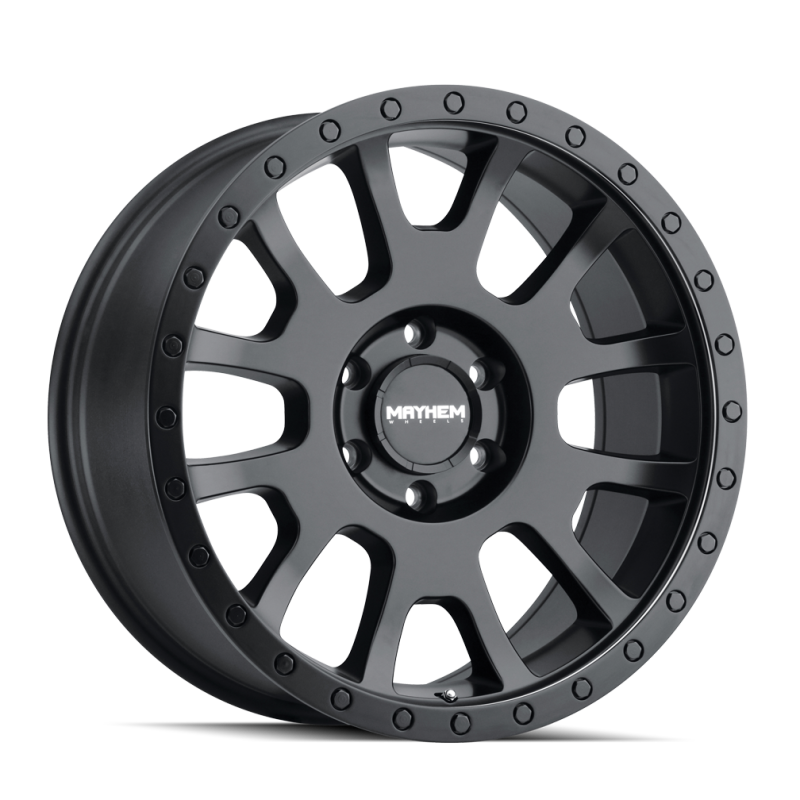 Mayhem 8302 Scout 20x9 / 6x139.7 BP / 10mm Offset / 106mm Hub Matte Black Wheel