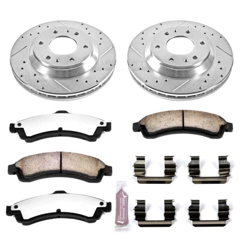 Power Stop 04-05 Buick Rainier Front Z36 Truck & Tow Brake Kit