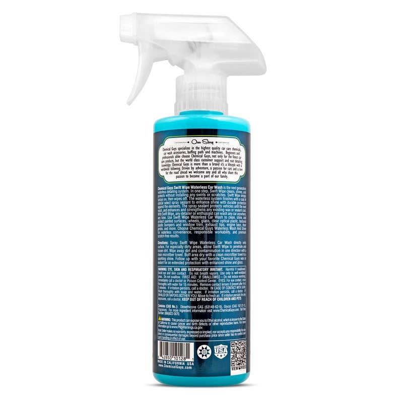 Chemical Guys Swift Wipe Waterless Car Wash - 16oz - Case of 6