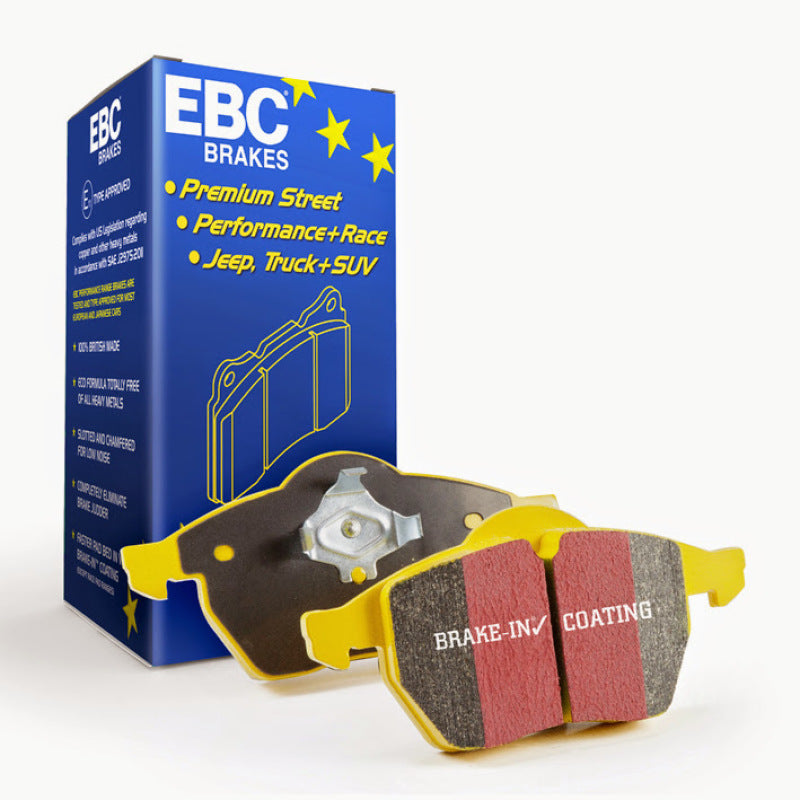 EBC 97-99 Cadillac Deville 4.6 (Rear Drums) Yellowstuff Front Brake Pads