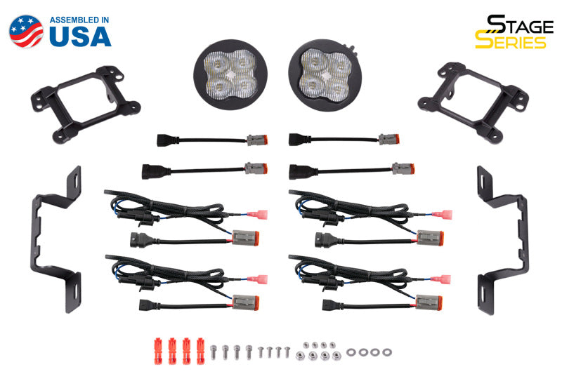 Diode Dynamics SS3 Sport Type MR Kit ABL - Yellow SAE Fog