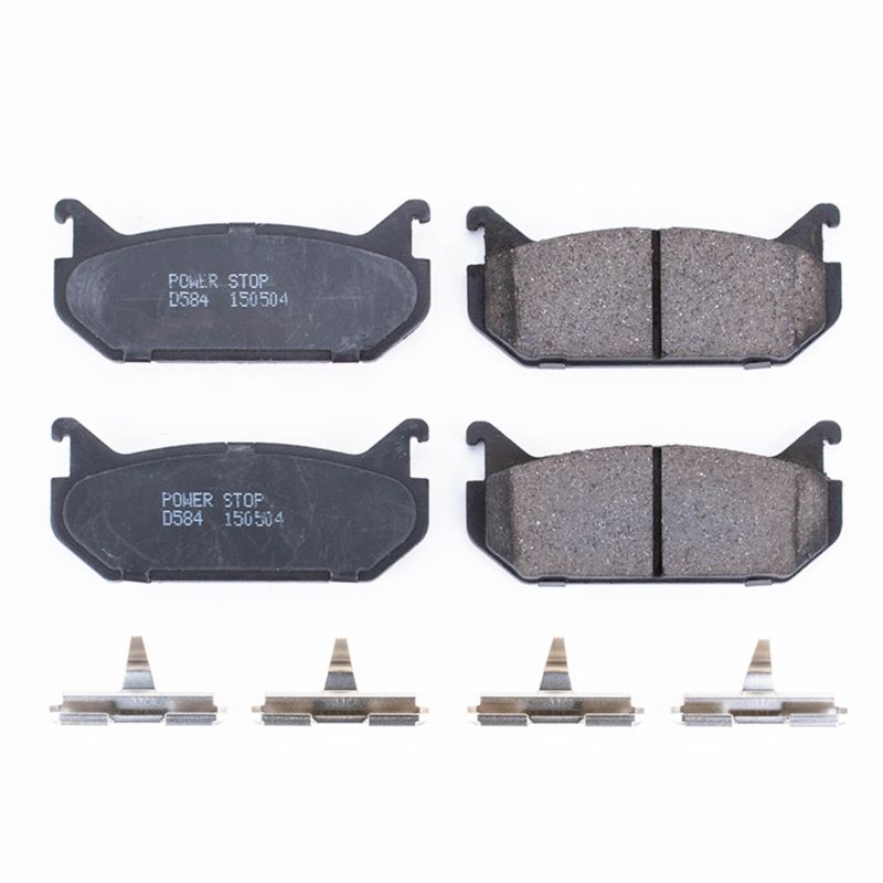 Power Stop 93-97 Ford Probe Rear Z17 Evolution Ceramic Brake Pads w/Hardware