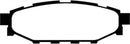 EBC 12+ Subaru BRZ 2.0 (solid rear rotors) Greenstuff Rear Brake Pads