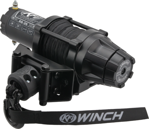 KFI Assault Winch Synth 3500Lbs