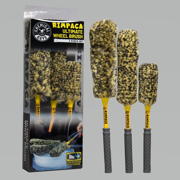 Chemical Guys Rimpaca Ultimate Wheel Brush Set - 3 Pcs - Case of 12