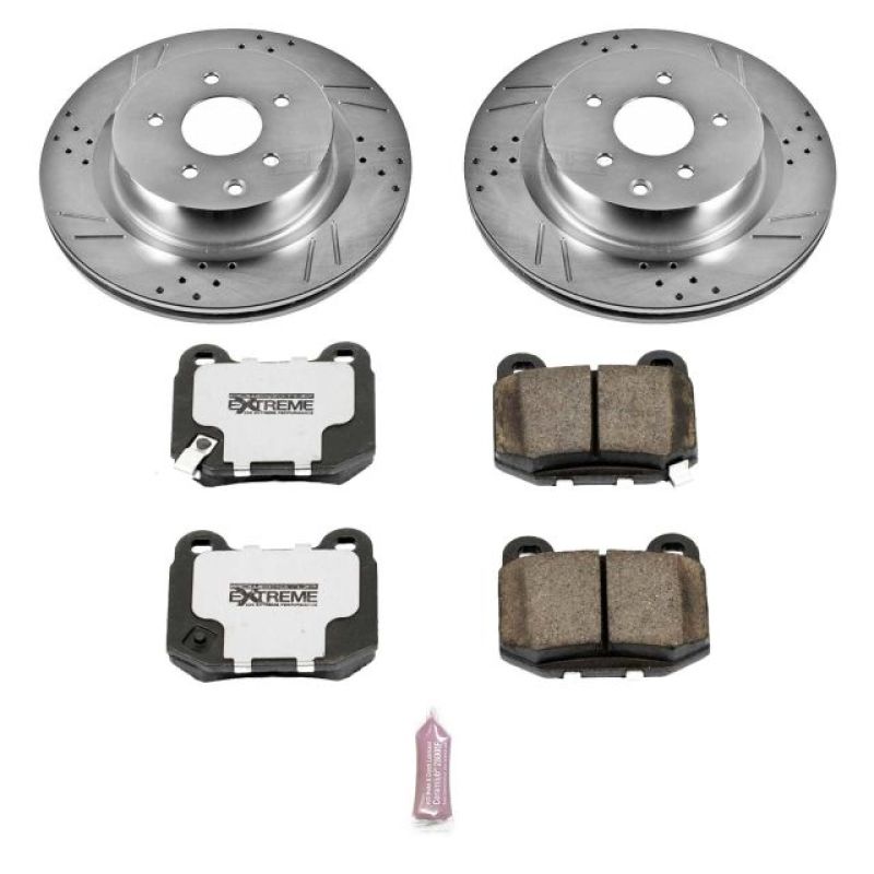 Power Stop 03-04 Infiniti G35 Rear Z26 Street Warrior Brake Kit