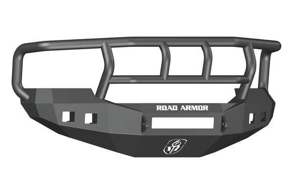 Road Armor 05-07 Ford F-250 Stealth Front Bumper w/Titan II Guard Wide Flare - Tex Blk