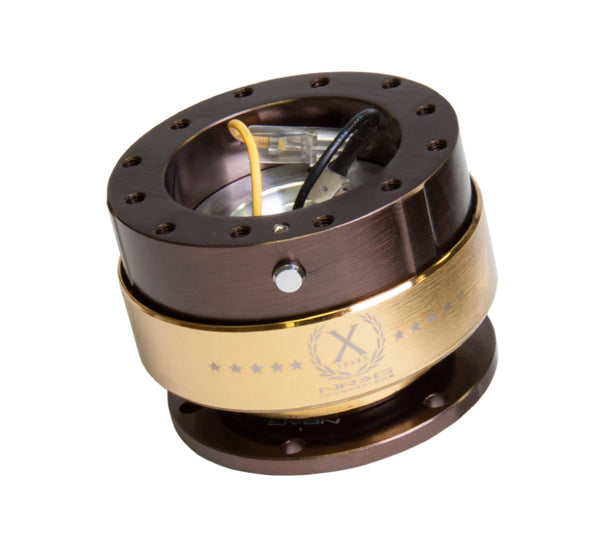 NRG Quick Release Gen 2.0 - Bronze Body / Chrome Gold Ring