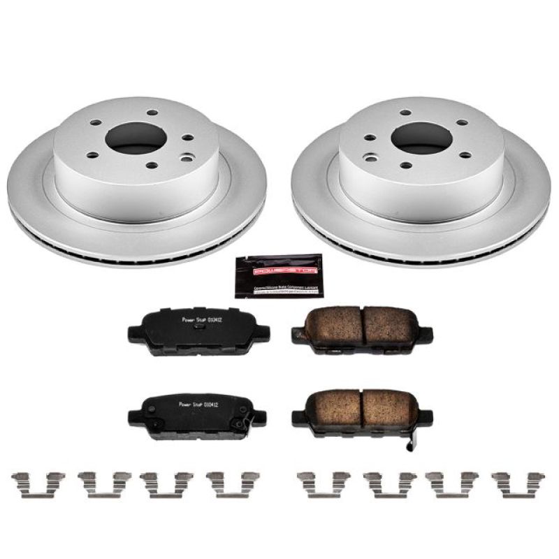 Power Stop 03-05 Infiniti G35 Rear Z17 Evolution Geomet Coated Brake Kit