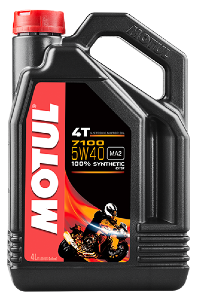 Motul 4L 7100 Synthetic Motor Oil 5W40 4T - Case of 4