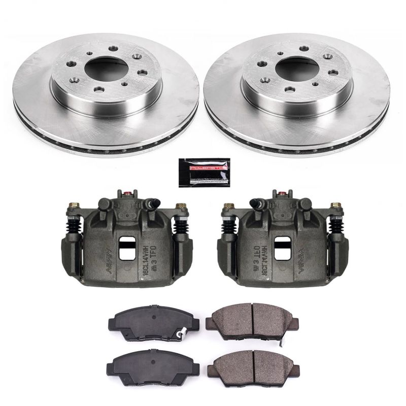 Power Stop 15-19 Honda Fit Front Autospecialty Brake Kit w/Calipers