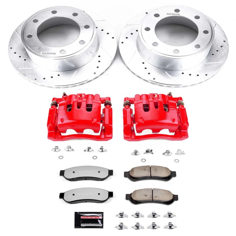 Power Stop 07-10 Ford F-250 Super Duty Rear Z36 Truck & Tow Brake Kit w/Calipers