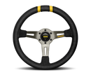 Momo MODDRIFT Steering Wheel 330 mm -  Black Suede/Anth Spokes/2 Stripes