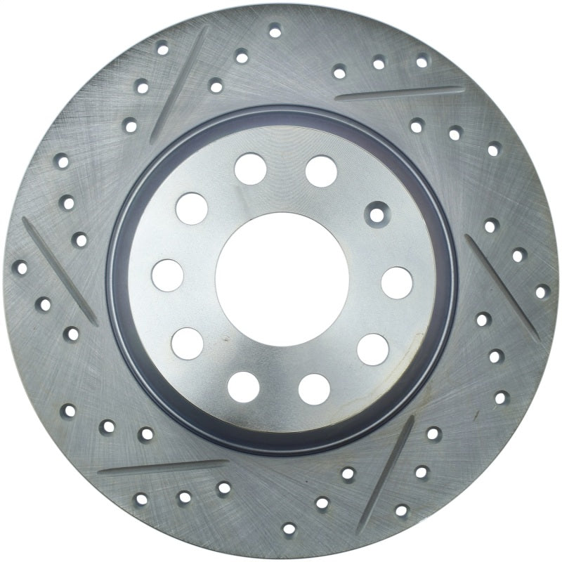 StopTech Select Sport 06-10 Volkswagen Jetta Slotted & Drilled Right Rear Rotor