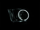 ANZO 2005-2009 Ford Mustang Crystal Headlights w/ Halo Black (CCFL)