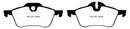 EBC 02-03 Mini Hardtop 1.6 Redstuff Front Brake Pads
