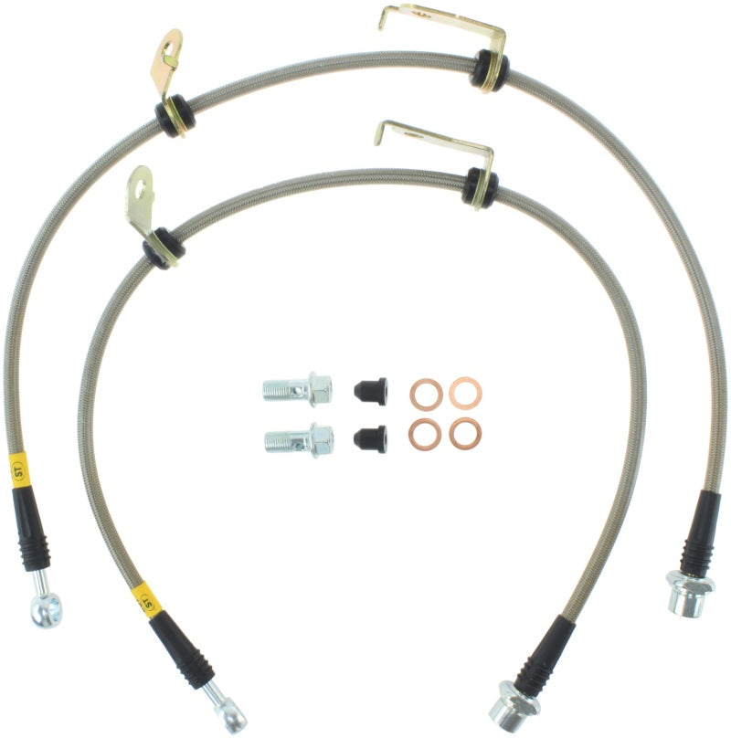 StopTech 08+ Scion xB Front Stainless Steel Brake Lines