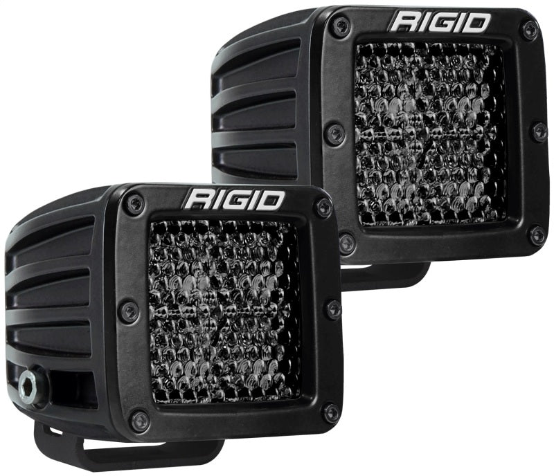 Rigid Industries D Series PRO Midnight Edition - Spot - Diffpaired - Pair
